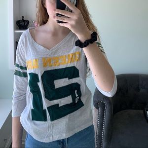 Green Bat Packers #21 Shirt